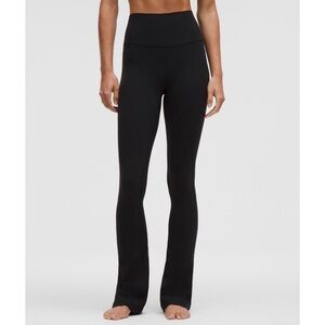 Lululemon Rib Knit High Waisted Flare Leggings